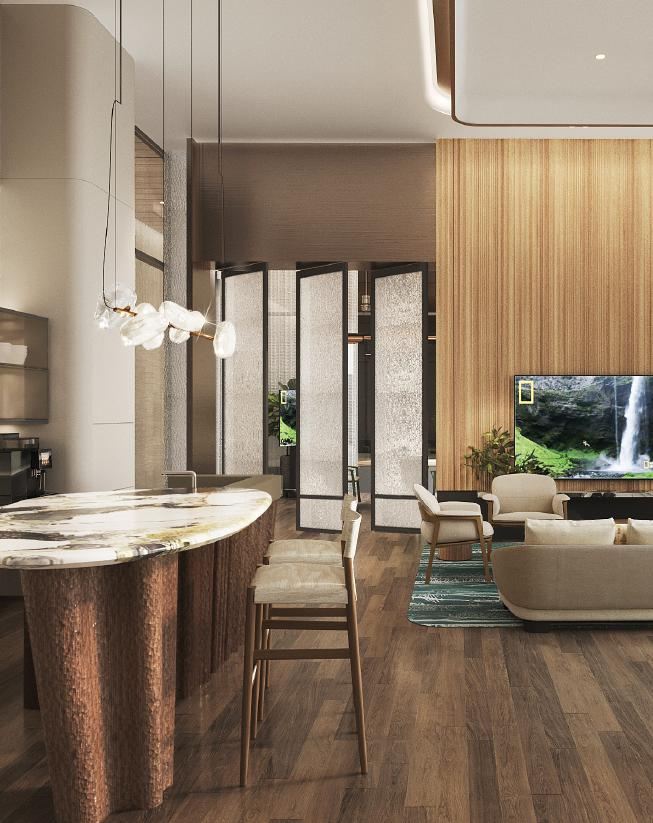 Residents' lounge, artist's impression